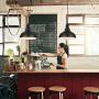 LOEHINLE Pendant Lighting Vintage Industrial Fixtures, Black Metal Chandelier Lights,Ceiling Lamp for Kitchen Home Island Dining Room Bedroom