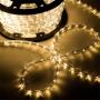 Leisurelife Waterproof LED Rope Lights Outdoor, Warm White, 150FT / 45M, 1620 Lights