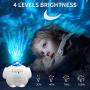 Star Night Light Projector, Galaxy Projector for Adults Gifts Ceiling Nebula Galaxy Star Light Projector with Voice Control,Ocean Wave Projector Light for Baby Kids Gift Home Decor Bedroom Living Room