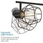 NOMA Track Lighting | Adjustable Ceiling Light Fixture | Perfect for Kitchen, Hallway, Dining Room, Bedroom and Bathroom | Oil Rubbed Bronze, 3-Light