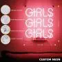 Neon Signs Girls, Pink Neon Girls Girls Girls Signs, Neon Wall Sign Light, Hanging Neon Lights, Custom Neon Words Real Neon for Wall Bedroom Room Decor Bar for Party Christmas Holiday Decoration Sign Neon Signs Girls, Pink Neon Girls Girls Girls Signs, Neon Wall Sign Light, Hanging Neon Lights, Custom Neon Words Real Neon for Wall Bedroom Room Decor Bar for Party Christmas Holiday Decoration Sign