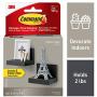 Command Display Ledges, Slate, 2-Ledges, 8-Medium Foam Strips (HOM23S-2ES), Decorate Damage-Free