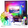 Led Strip Lights, Maylit Tv Led Backlight for 40-60 inch Tv Bluetooth Control Sync to Music, USB Bias Lighting Tv Led Lights Kit with Remote - RGB 5050 LEDs Color Lights for Room Bedroom
