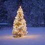 Prextex Christmas 100 Clear White Wire Light Set Christmas Decorations