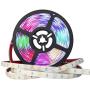 LED Strip Lights, 16.4ft RGBW Color Changing LED Lights Strip, 5050 180LEDs Flexible LED Tape Light with 44-Key IR Remote Controller and 12V Power Supply, Ideal for Home Bedroom and Holiday Decoration