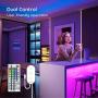 Govee LED Strip Lights, 16.4FT RGB LED Lights with Remote Control, 20 Colors and DIY Mode Color Changing LED Lights, Easy Installation Light Strip for Bedroom, Ceiling, Kitchen