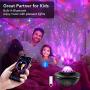 Star Projector Night Light Ocean Wave Projector w/LED Nebula Cloud Works with Alexa, Google Home, Night Light Ambiance with Music Speaker for Kids Adults Bedroom Party Birthday Wedding Home Theatre