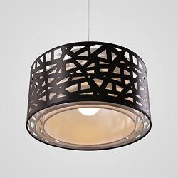 Lightinthebox Pendant Lights Modern Contemporary Hanging Lighting for Dining Room Kitchen Living Room Metal (Black)