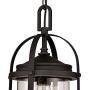Westinghouse Lighting 6339400 Grandview One-Light Outdoor Pendant, Oil Rubbed Bronze Finish with Highlights and Clear Seeded Glass