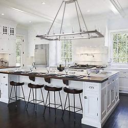 MEEROSEE Rectangle Modern Brushed Nickel Chandelier Lighting L39.37'' Farmhouse Led Pendant Light Fixture Acrylic Shade Island Chandeliers 16 Lights Dining Room Chandeliers for Island Kitchen Dimmable