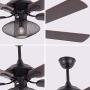 52'' Modern Ceiling Fan Light with Remote Control Mid-Century LED Chandelier Fan for Living Room Dining Room Bedroom … 52'' Modern Ceiling Fan Light with Remote Control Mid-Century LED Chandelier Fan for Living Room Dining Room Bedroom …