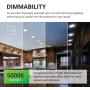 Sunco Lighting 16 Pack 6 Inch Slim LED Downlight, Baffle Trim, Junction Box, 14W=100W, 850 LM, Dimmable, 5000K Daylight, Recessed Jbox Fixture, IC Rated, Retrofit Installation - ETL & Energy Star