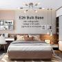 TULUCE Modern Sputnik Chandelier 6 Light Semi Flush Mount Ceiling Lighting Cotemporary Industrial Brushed Nickel Ceiling Fixture for Bedroom, Hallway, Kitchen, Bar