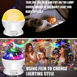 Star Projector - Night Light Projector for Kids 16 Colors Modes 2 Film, Ceiling Light Projector Lamp 360 Degree Rotation, Moon Star Night Light Snowflake for Adults Boys Girls Christmas Halloween