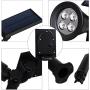 T-Sun Solar Spotlights, 4 LED Solar Powered Waterproof Outdoor Garden Landscape Lights, Auto-on/Auto-Off by Day, 180 Angle Adjustable for Tree, Patio, Yard, Garden, Driveway,Pool Area(Pink-1Pack)