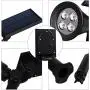 T-Sun Solar Spotlights, 4 LED Solar Powered Waterproof Outdoor Garden Landscape Lights, Auto-on/Auto-Off by Day, 180 Angle Adjustable for Tree, Patio, Yard, Garden, Driveway,Pool Area(Pink-1Pack)