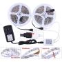 LED Strip Lights 32.8ft RGB 5050 Tape Light 12V Color Changing Rope Light Kit with RF Remote Power Plug-in Dimmable Flexible Non-Waterproof Indoor Lighting for Bedroom Kitchen Party Christmas