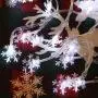 Christmas Lights, Snowflake String Lights 32.8 ft 80 LED Fairy Lights Battery Operated Waterproof for Xmas Garden Patio Bedroom Party Decor Indoor Outdoor Celebration Lighting (White) Christmas Lights, Snowflake String Lights 32.8 ft 80 LED Fairy Lights Battery Operated Waterproof for Xmas Garden Patio Bedroom Party Decor Indoor Outdoor Celebration Lighting (White)