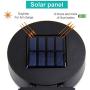 MAGGIFT 12 LEDs Solar Fence Lights Wall Mount, 10 Lumen Solar Deck Lights Solar Porch Lights Wall Sconce Warm White Lights for Outdoor, Steps, Yard, Garden, Garage, Patio, Driveway, 4 Pack