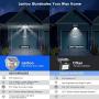 Solar Motion Sensor Light Outdoor, Lantoo 40 LEDs Solar Lights Outdoor, IP65 Waterproof Solar Security Decorative Wall Lights 270° Wide Angle for Step Stair, Yard, Path, Patio, Fence, Garage (4 Pack)