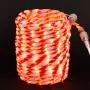 Amazon Basics 360 LED Indoor Outdoor Candy Cane Striped Rope Light, 40-Foot