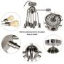 JHLBYL Sputnik Chandelier 8-Light Silver Modern Chandelier Fixture Classic Mid Century Semi Flush Mount Ceiling Light for Bedroom Living Room Dining Room Foyers