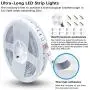 Cozylady LED Strip Lights 65.6Ft Controlled by APP, Remote