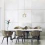 COTULIN Set of 3 Modern Cute Mini Crystal Pendant Light,Pendant Lighting Fixture for Living Room Dining Room Bedroom Kitchen Island Bar Counter,Brushed Nickel Finish with Crystal Glass Shade