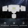 LED Security Lights Outdoor, COSITA 4000LM Adjustable 3 Head Motion Security Light,42W 6000K,Waterproof Motion Sensor Light with 3 Mode for Entryways, Yard, Garage, Porch&Stair (ETL Certified)
