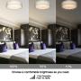 LED Flush Mount Ceiling Light, VICNIE 14 Inch Dimmable Round Lighting Fixture, 20W 1400 Lumens 3000K Warm White, ETL Listed for Kitchen, Hallway, Bedroom, Stairways (Metal Body and Acrylic Shade)