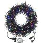 VTECHOLOGY 105FT 300 LED Christmas String Lights Outdoor Indoor Christmas Tree Lights UL Certified 8 Modes with End-to End Plug for Christmas Trees, Patio, Garden, Party, Wedding (Multi Color)