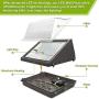 8000LM LED Wall Pack Light, Dusk to Dawn with Photocell 60W Commercial and Industrial Wall Pack, 250-300W MH/HPS Replacement, IP65 Waterproof 5000K Daylight Outdoor Security Lighting Fixture