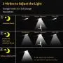 JAMIEWIN 120 led Solar Street Lights Outdoor Wireless Solar Flood Light Motion Sensor Security Light with 3 Lighting Modes for Garden, Street, Deck, Fence, Patio, Path - 2 Pack JAMIEWIN 120 led Solar Street Lights Outdoor Wireless Solar Flood Light Motion Sensor Security Light with 3 Lighting Modes for Garden, Street, Deck, Fence, Patio, Path - 2 Pack