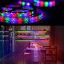 GlowStrip 16.4 Foot RGB Smart Led Light Strip with Remote, Bright Dimmable 12v Led Light Strip Lights for Bedroom, Kitchen and Cars