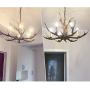 Antler Chandelier 6 Light,Deer Horn Chandeliers Vintage Style Ceiling Light Amercian Rustic Antler Chandeliers for Living Room,Dining Room Antler Chandelier 6 Light,Deer Horn Chandeliers Vintage Style Ceiling Light Amercian Rustic Antler Chandeliers for Living Room,Dining Room