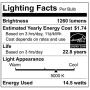 EcoSmart 120W Equivalent Daylight PAR38 Dimmable LED Flood Light Bulb (2-Pack)