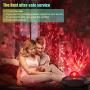 Star Projector Night Light Galaxy Projector Light Smart Life Work with Alexa Google Home Ocean Wave Night Sky Projector Star Lights for Bedroom for Baby Kids Adults (WiFi Control) (Black)…