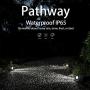 Landscape Rock Light, Solar Powered Garden Lights Outdoor Decorative Waterproof LED Spotlight for Decor, Ground, Driveway, Pathway, Walkway, Yard, Patio