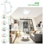 Unicozin 24W Led Ceiling Light 5000K Daylight White, 2000LM, 150W Equivalent, 11.8in Square Ceiling Lamp for Kitchen, Bedroom, Living Room, Hallway, Non Dimmable