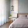 HMVPL Pendant Lighting Fixtures, Black Farmhouse Hanging Chandelier Lights with Glass Shade, Mini Industrial Ceiling Lamp for Kitchen Island Dining Room Over Sink Hallway Bedroom