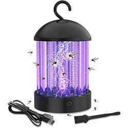 zanskar Portable Electric Mosquito Killer Lamp Fly Trap Waterproof Rechargeable Non-Toxic Silent Mosquito Attractant Trap Control for Indoor Outdoor Backyard Patio Camping Office