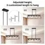 XIPUDA 5-Light Linear Pendant Light Fixture Kitchen Island Lighting Antique Industrial Metal Farmhouse Chandeliers (Walnut) XIPUDA 5-Light Linear Pendant Light Fixture Kitchen Island Lighting Antique Industrial Metal Farmhouse Chandeliers (Walnut)