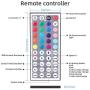 OUSFOT Led Strip Lights Kit 5050 RGB Color Changing 16.4 Feet Flexible Led Light Strip SMD with 44-Keys Remote Control Rope Light for Bedroom Kitchen Bar Party Holiday Decoration