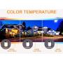 Cloudy Bay Indoor & Outdoor Motion Sensor LED Outdoor Wall Light with Photocell,3000K/4000K/5000K Adjustable,Dual-Bright, Maintain 30% Brightness at Night, 15W 1000lm Porch Light,ORB