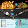 USB Fairy String Lights, 33Ft 100 LED 16 Colors Changing Lights Twinkle Firefly Lights with 8 Lighting for Bedroom, Christmas, Parties, Wedding, Decoration