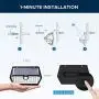 LITOM Solar Lights Outdoor, 40 LED Wireless Wide Angle Motion Sensor Light, IP65 Waterproof Security Solar Light, Three Working Modes for Front Door-2 Pack