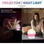 Baby Night Lights, Moon Star Projector 360 Degree Rotation - 4 LED Bulbs 8 Color Changing Light, Romantic Night Lighting Lamp, Unique Gifts for Birthday Nursery Women Children Kids Baby