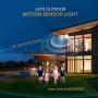 JJC LED Security Lights ,Motion Sensor Flood Light Outdoor Fixture,2000LM 20W(120W Equiv.),IP65 Waterproof,5000K Daylight White DLC & ETL Listed Outdoor Lighting White