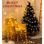 VIVAYO Snowflake String Lights Battery Operated, 40 LED 19.6FT Christmas Lights Fairy String Lights for Indoor Outdoor Lights for Bedroom Patio Wedding Party Christmas Home Decor (Warm White)