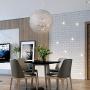Luxury K9 Crystal Chandelier Modern Ball Pendant Lamp Hanging Light Fixtures Dining Room Chandelier Diameter 50CM Without Light Source G9 × 8 Luxury K9 Crystal Chandelier Modern Ball Pendant Lamp Hanging Light Fixtures Dining Room Chandelier Diameter 50CM Without Light Source G9 × 8
